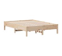 Bed Frame Bedroom Bed Base Bedstead Mattress Foundation Solid Wood Pine vidaXL