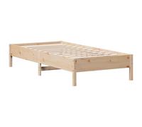 Bed Frame Bedroom Bed Base Bedstead Mattress Foundation Solid Wood Pine vidaXL