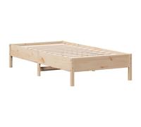 Bed Frame Bedroom Bed Base Bedstead Mattress Foundation Solid Wood Pine vidaXL