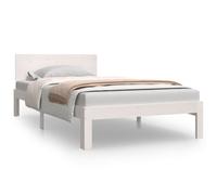 Bed Frame Bedroom Bed Base Bedstead Mattress Foundation Solid Wood vidaXL