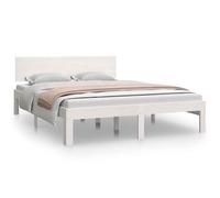 Bed Frame Bedroom Bed Base Bedstead Mattress Foundation Solid Wood vidaXL