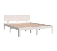 Bed Frame Bedroom Bed Base Bedstead Mattress Foundation Solid Wood vidaXL [EEK: N/A]