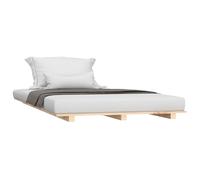 Bed Frame Bedroom Bedstead Bed Base Mattress Foundation Solid Wood Pine vidaXL
