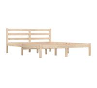 vidaXL Day Bed Solid Wood Pine 140x190 cm UK GF0