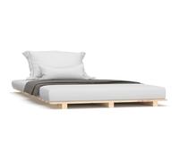 Bed Frame Bedroom Bedstead Bed Base Mattress Foundation Solid Wood Pine vidaXL