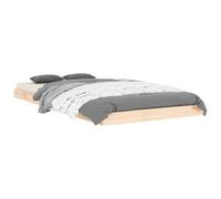Bed Frame Bedroom Bedstead Bed Base Mattress Foundation Solid Wood Pine vidaXL