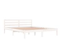 (white, 160 x 200 cm) vidaXL Solid Wood Pine Day Bed Sleepover Overnight Bed Multi Colours/Sizes