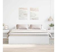 Bed Frame Bedroom Mattress Foundation Guest Room Bedstead Bed Base vidaXL