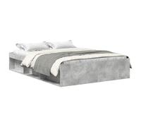 (black oak, 135 x 190 cm) vidaXL Bed Frame Bedroom Mattress Foundation Guest Room Bedstead Bed Base