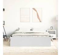 Bed Frame Bedroom Mattress Foundation Guest Room Bedstead Bed Base vidaXL