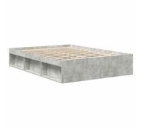 (black oak, 135 x 190 cm) vidaXL Bed Frame Bedroom Mattress Foundation Guest Room Bedstead Bed Base
