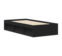 (smoked oak, 75 x 190 cm) vidaXL Bed Frame Bedroom Mattress Foundation Guest Room Bedstead Bed Base