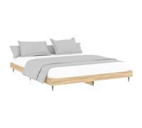 Bed Frame Bedroom Platform Bed Frame Bedstead Bed Base Engineered Wood vidaXL