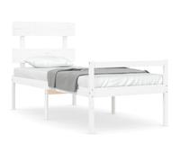 Senior Bed without Mattress 120x200 cm Solid Wood
