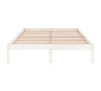 Bed Frame Bedroom Wooden Bed Base Mattress Foundation Solid Pinewood vidaXL