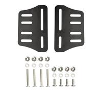 Bed Frame Brackets for Headboard - 2 Piece Steel Adapter Set, Heavy Duty Support Bracket, Adjustable Connecting Plate Set | Ideal for Base, Wall, Footboard, Cot, Bedroom, H