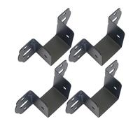 Bed Frame Brackets Headrest Solid Bed Accessories 4 Bed Rail Brackets Headrest Fixing Kit Cold Rolled Steel Bed Frame Accessories