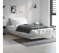 Bed Frame Grey Sonoma 90x200 cm Engineered Wood Berkfield Home Grey One Size