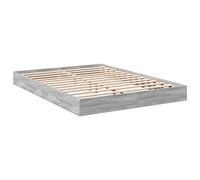 vidaXL Bed Frame without Mattress Grey Sonoma 140x200 cm Engineered Wood