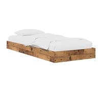 Bed Frame Home Bed Base Mattress Foundation Bedstead Engineered Wood vidaXL