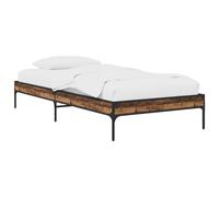 vidaXL Bed Frame Old Wood 80 x 200 cm Engineered Wood