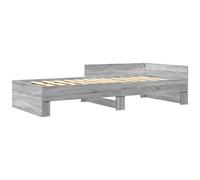 vidaXL Bed Frame without Mattress White 90x200 cm Engineered Wood