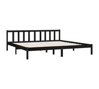 Bed Frame Home Bedstead Bed Base Mattress Foundation Solid Pinewood vidaXL