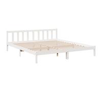 Bed Frame Home Bedstead Bed Base Mattress Foundation Solid Pinewood vidaXL