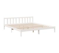 Bed Frame Home Bedstead Bed Base Mattress Foundation Solid Pinewood vidaXL