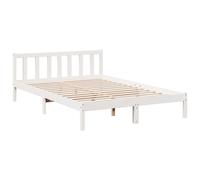 Bed Frame Home Bedstead Bed Base Mattress Foundation Solid Pinewood vidaXL