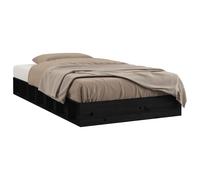 (white, 90 x 190 cm) vidaXL Bed Frame Home Wooden Bedstead Bed Base Mattress Foundation Solid Wood