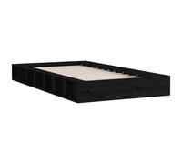 Bed Frame Home Wooden Bedstead Bed Base Mattress Foundation Solid Wood vidaXL