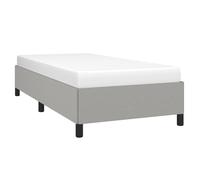 Bed Frame Mattress Foundation Bedroom Upholstered Bed Bedstead Fabric vidaXL