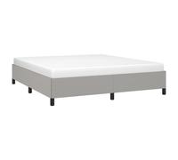Bed Frame Mattress Foundation Bedroom Upholstered Bed Bedstead Fabric vidaXL