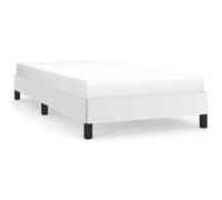 (black, 35 cm/ 4ft6 double) vidaXL Bed Frame Mattress Foundation Upholstered Bed Bedstead Faux Leather