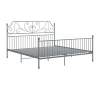 Bed Frame Metal Home Bedroom Bed Base Bedstead Mattress Foundation vidaXL