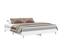 Bed Frame No Mattress Engineered Wood Bed Base Single Bed Double Bed vidaXL