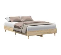 Bed Frame No Mattress Engineered Wood Bed Base Single Bed Double Bed vidaXL
