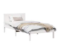 Bed Frame Solid Pine wood Frames Bedroom Furniture Wooden Contemporary vidaXL