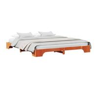 Bed Frame Solid Pine Wood Modern Contemporary Bedroom Furniture Indoor vidaXL