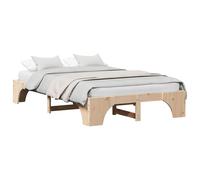 Bed Frame Solid Pine Wood Modern Contemporary Bedroom Furniture Indoor vidaXL