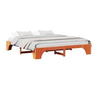 Bed Frame Solid Pine Wood Modern Contemporary Bedroom Furniture Indoor vidaXL