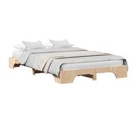 Bed Frame Solid Pine Wood Modern Contemporary Bedroom Furniture Indoor vidaXL