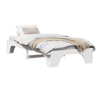 Bed Frame Solid Pine Wood Modern Contemporary Bedroom Furniture Indoor vidaXL