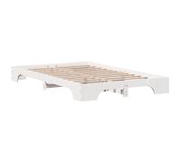 Bed Frame Solid Pine Wood Modern Contemporary Bedroom Furniture Indoor vidaXL