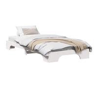 Bed Frame Solid Pine Wood Modern Contemporary Bedroom Furniture Indoor vidaXL