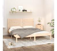 Bed Frame Solid Pine Wood Natural Extra Long 90x210cm Mattress 215.5x95.5x100cm