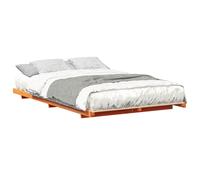 Bed Frame Solid Pine Wood Platform Bedroom Furniture Modern Setup Home vidaXL