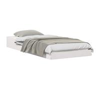 Bed Frame Solid Pine Wood Platform Bedroom Furniture Modern Wooden Base vidaXL