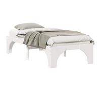 Bed Frame Solid Pine Wood Platform Beds Modern Contemporary Bedroom vidaXL